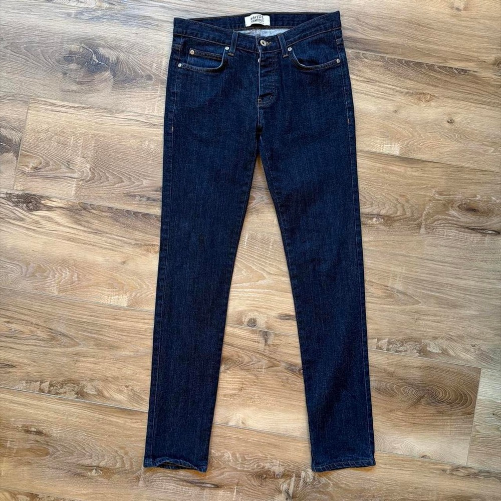 Naked & Famous Super Guy Cashmere Jeans Mens 32 Dark Wash Selvedge Denim $247